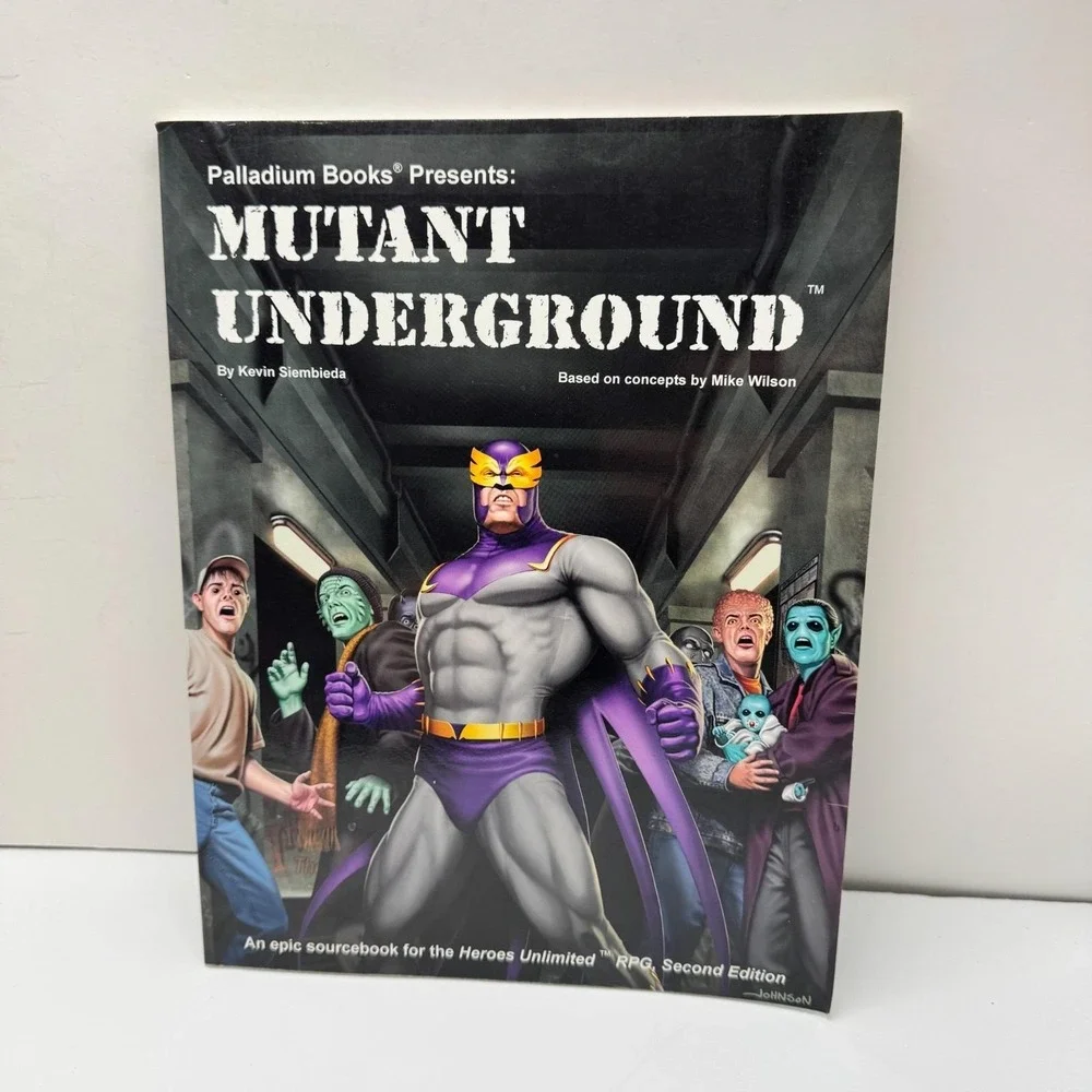 Mutant Underground Aliens Unlimited A Sourcebook‎ for Heroes by Kevin Siembieda
